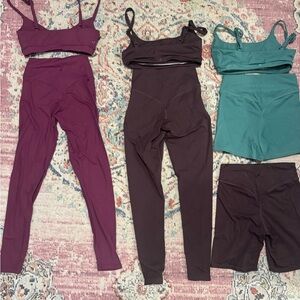 balance Athletica, sports bra leggings, short sets bundle